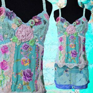 1920s Tunic Blouse | Roselani Jasmin | Size Medium